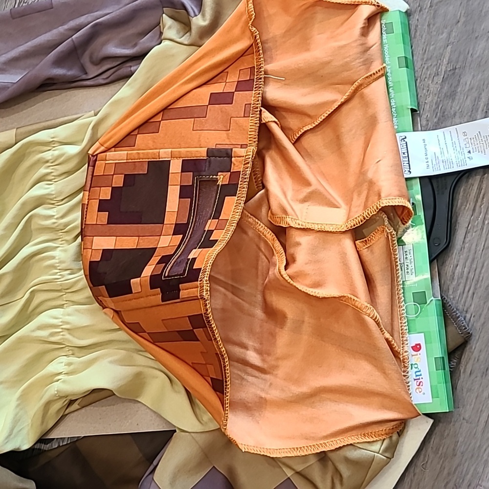 Disguise Minecraft Husk Jack O Lantern Costume Size Small 4-6 - Picture 6 of 6
